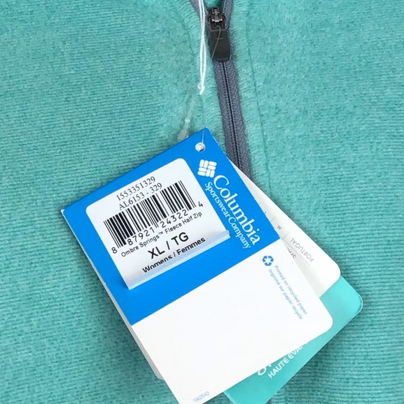 NWT Columbia Omni-Wick Performance Fleece Top - Picture 7 of 7